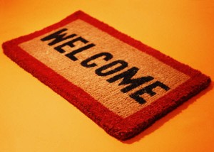 Welcome doormat